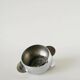 Petit sucrier en inox, poignée carrée, 1970