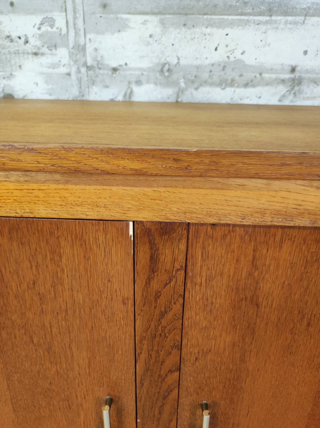 Vintage sideboard with compass feet