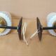 Pair of wall lights 1950s, set of 2.