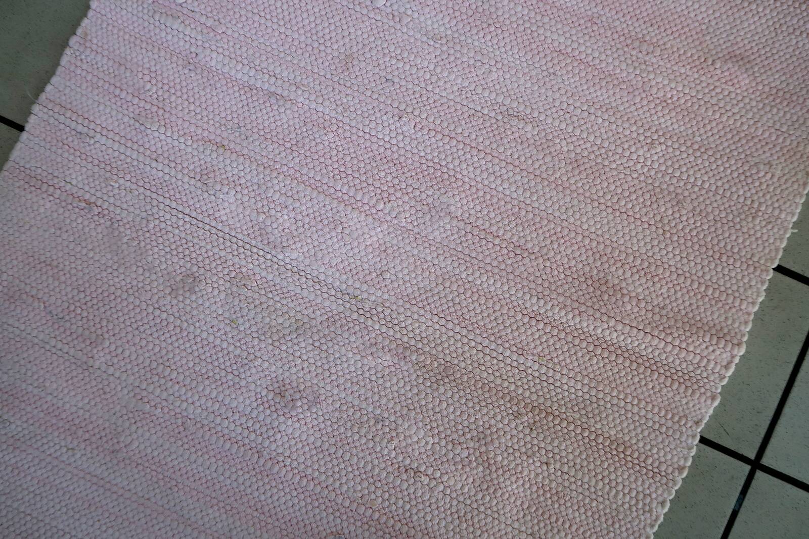 Tapis Kilim Vintage Indien en Coton (80cm x 131cm), Années 1980