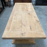 Solid oak farm table