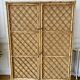 Armoire en rotin vintage