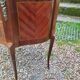 Commode ancienne marqueterie style louis xvi plateau marbre