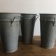Pot en zinc, vase de fleuriste