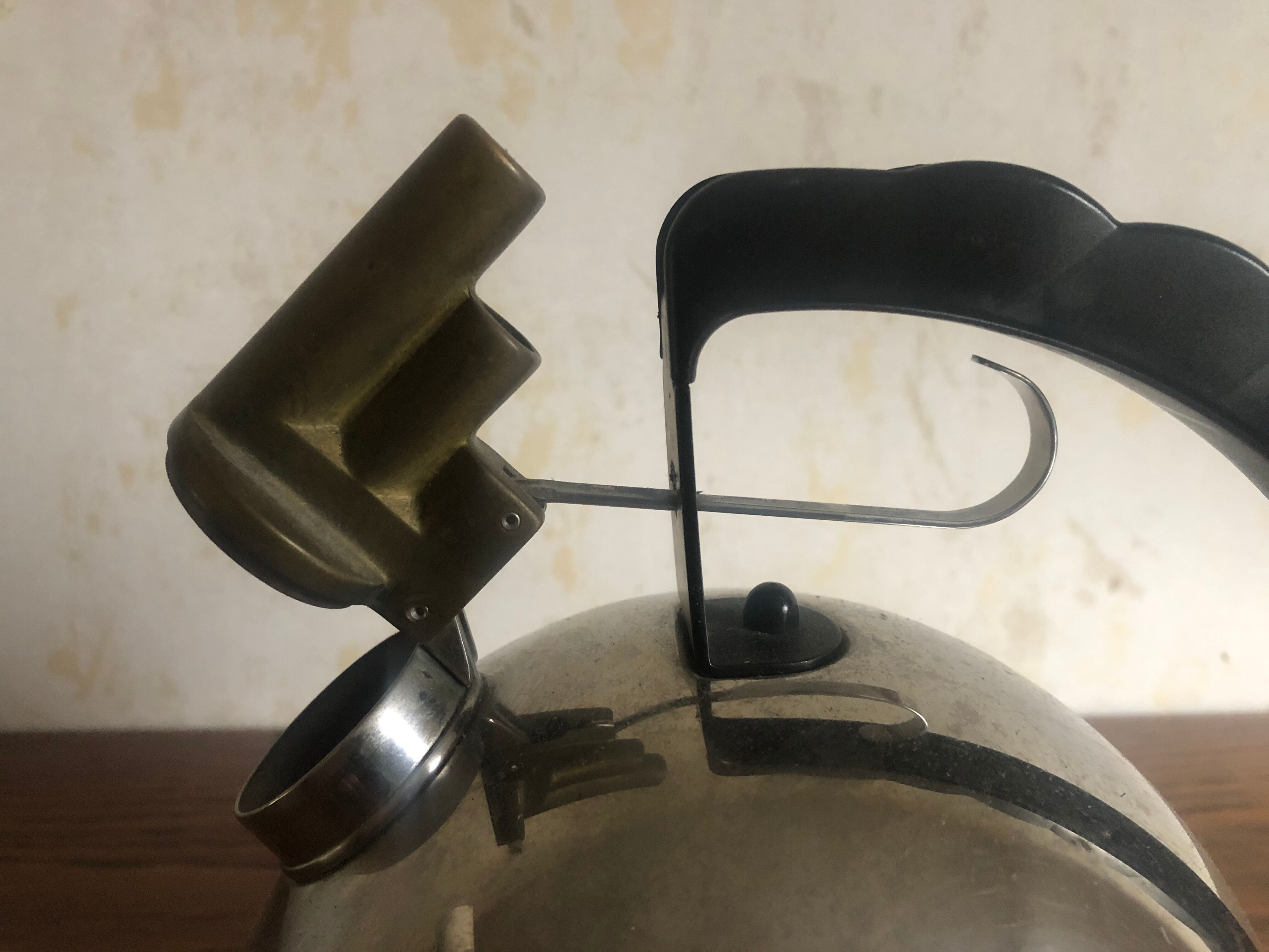 Richard Sapper art deco chrome boiler kettle for Alessi