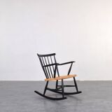 Mid-Century Swedish Rocking Chair, 1960s.