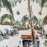 Watercolor - The Canary Islands