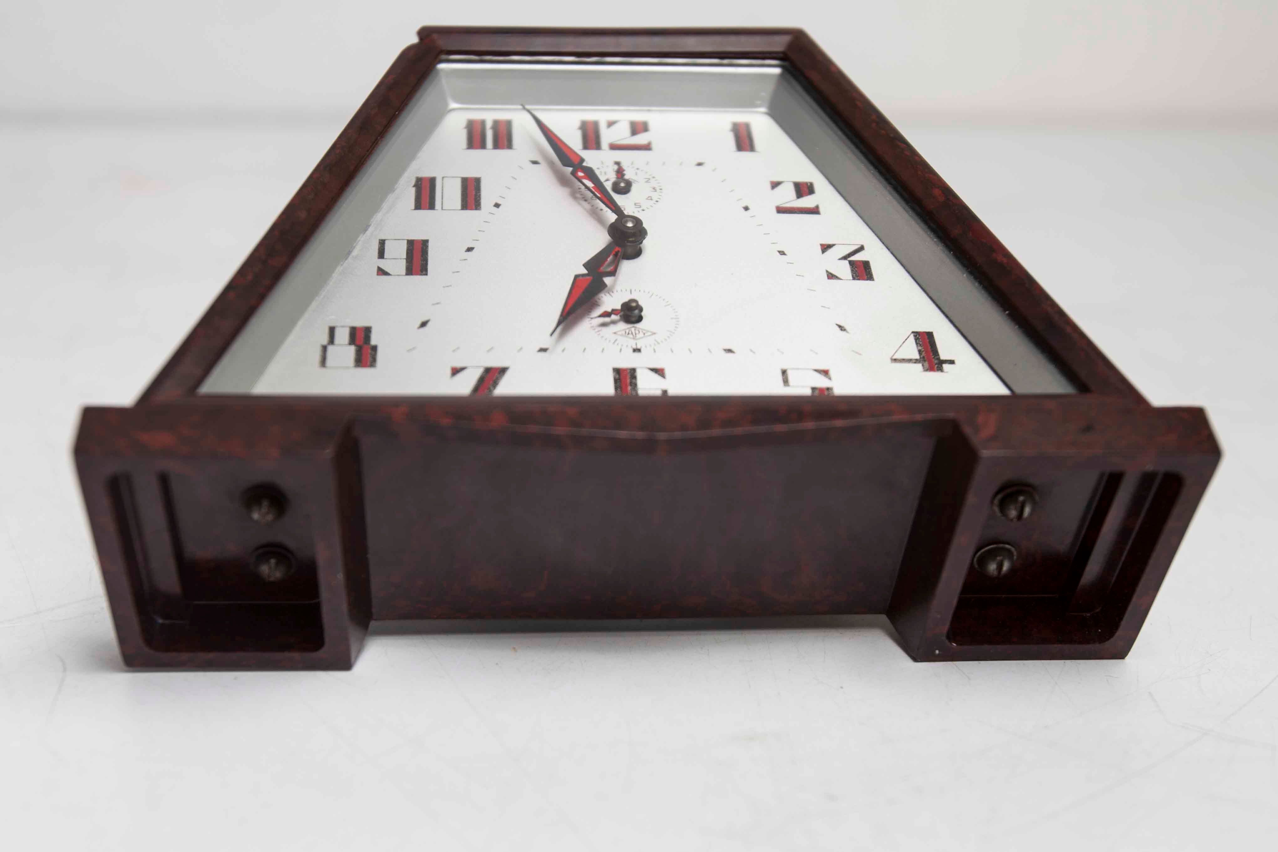 Alarm clock Mechanical clock Japy 1930 bakelite