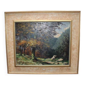 Le tableau "Début de l'automne".