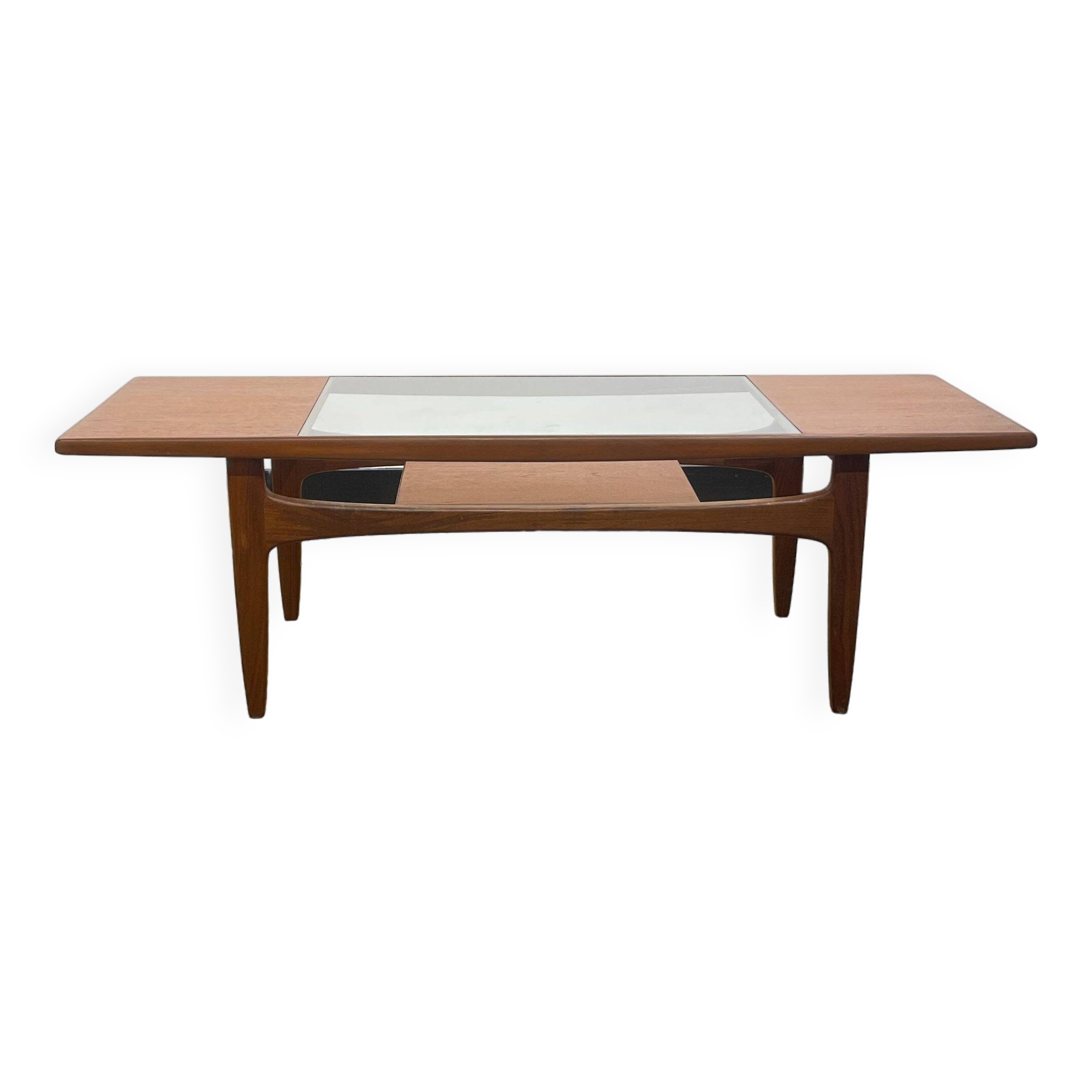 Gplan teak & glass coffee table