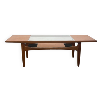 Gplan teak & glass coffee table