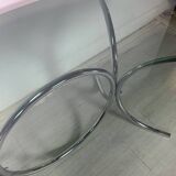 Glass steel table