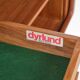 Buffet with roller shutter doors, Danish, vintage, teak, produced by Dyrlund.