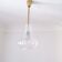 Suspension en verre venitien années 50