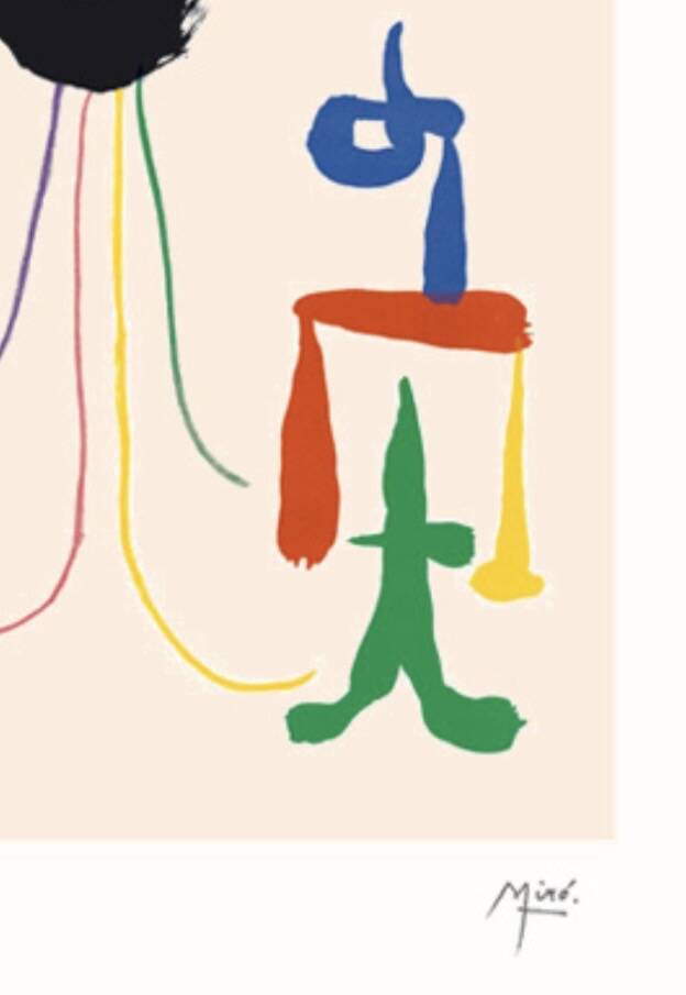 Lithograph by Miro