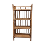 bamboo folding library, vintage, 60s