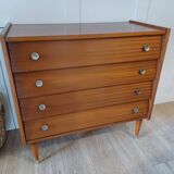 Vintage Scandinavian chest of drawers from the 70s