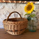 Vintage wicker basket