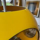 Yellow UFO Space Age suspension attributed to Luigi Colani, 1970s.