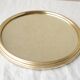 Round mirror plateau