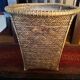 Basket in woven rattan, 1920s-1930s