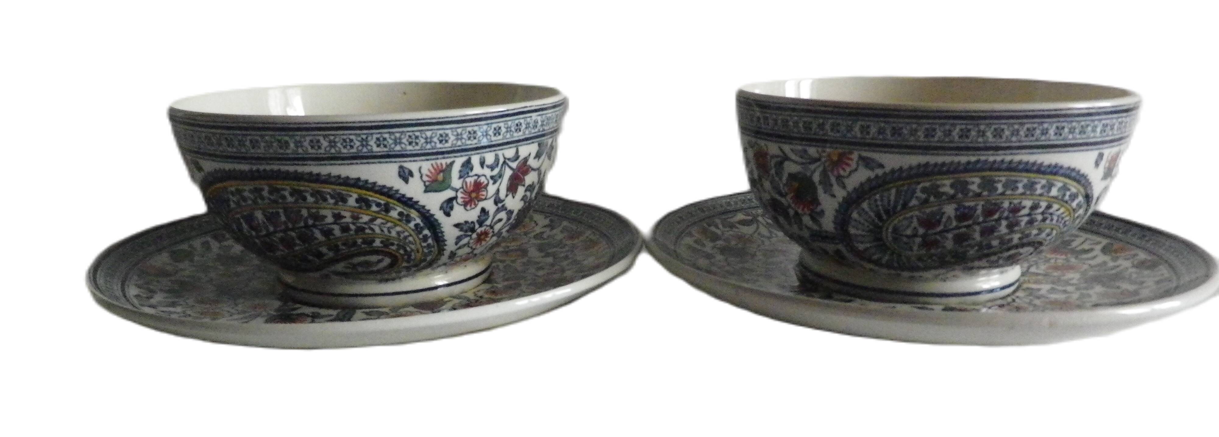 Gien cashmere lunch set