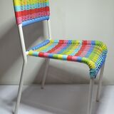 Scoubidou chair for children