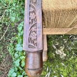 Large Indian rope stool from the early 20th century.