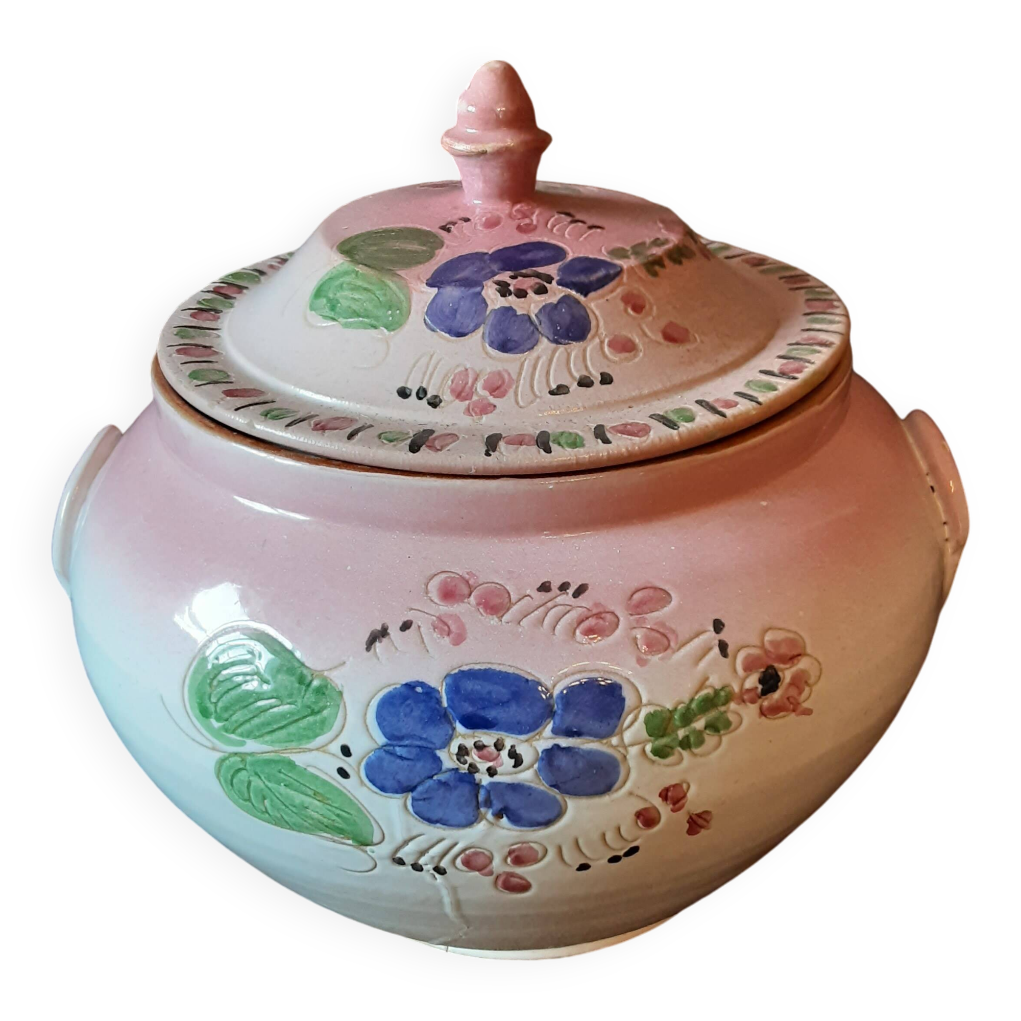 Handmade terracotta pot