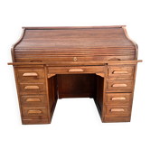 American desk in solid oak, 20th century