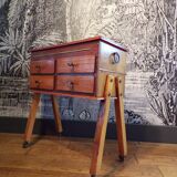 Vintage console table with 4 drawers