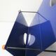 Blue metal magazine holders design 80s