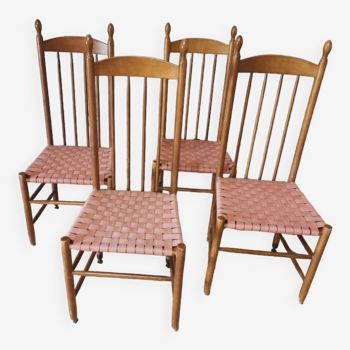 Set of 4 Roche bobois chairs