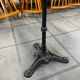 Black marble table