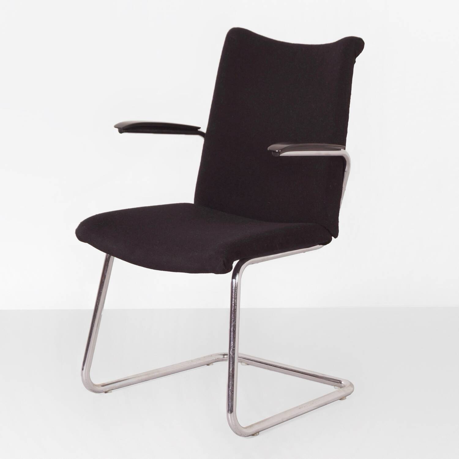 Tubular chair 3014 with armrests by toon de wit for de wit, 1950s