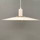 White slim hanging lamp from the Danish lamp produced by Lyfa, 1980s