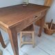 Vintage Country Farmhouse Desk / Console / Side Table