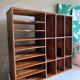 Shelf with workshop lockers