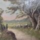 Countryside landscape – Oil on panel signed Anderson – 20th century