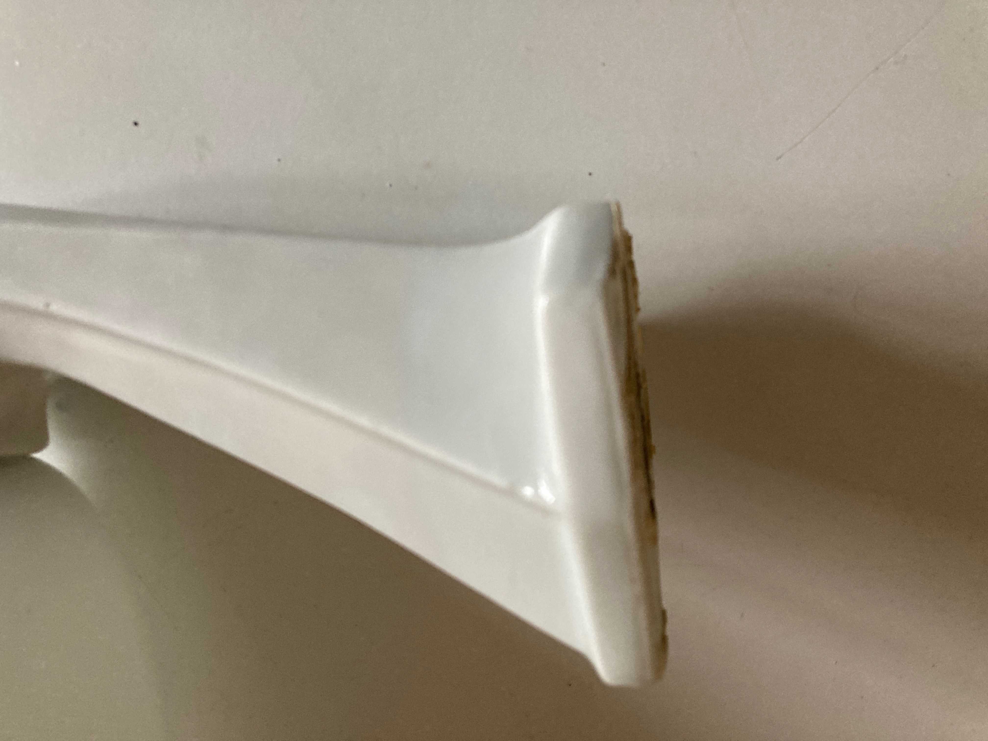 Art deco bathroom wall lamp in porcelain and opaline 1930-1950
