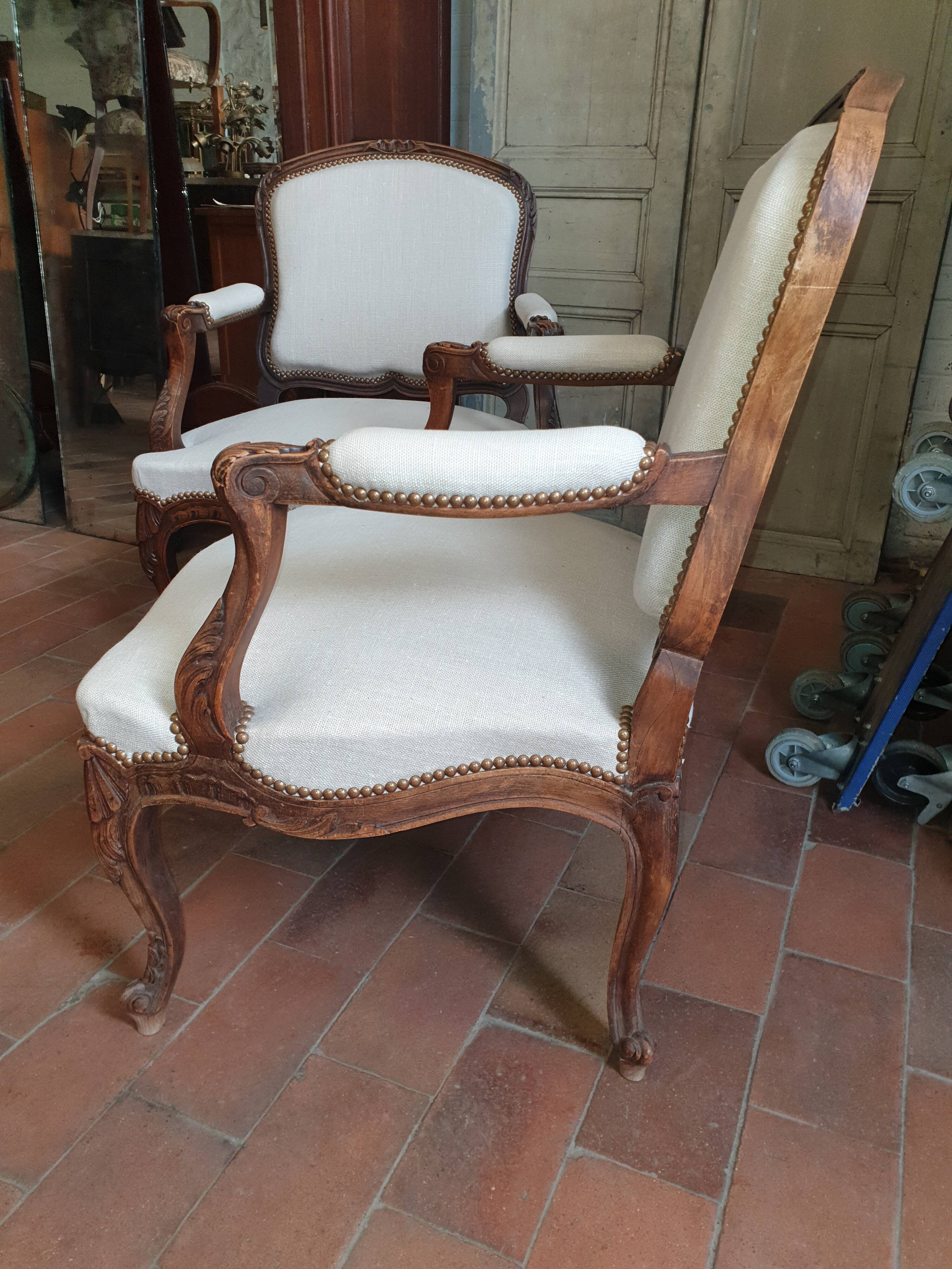 Pair of armchairs