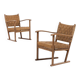1940s armchairs by Frits Schlegel, Fritz Hansen Model 1641, Denmark 1