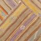 Kilim turc jaune et violet doux 5x6, 168x135