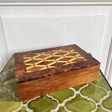 Wooden marquetry box