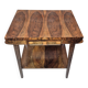 Table d'appoint Art déco en noyer flammé, 1930