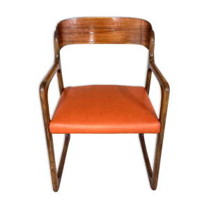 Fauteuil traîneau vintage