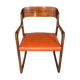 Fauteuil traîneau vintage de marque Baumann années 70
