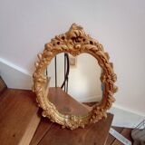 Ornate gold mirror