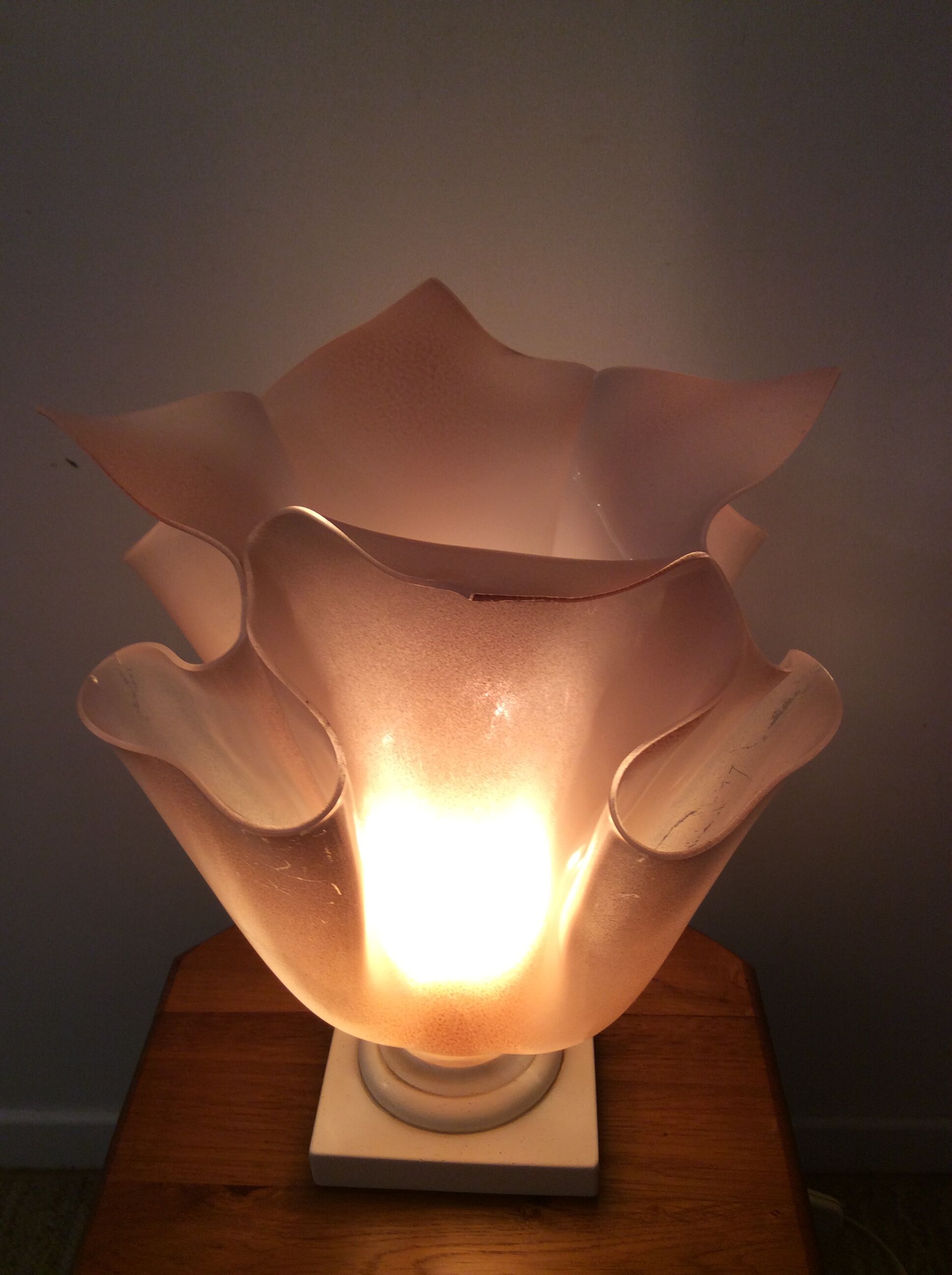 Vintage Soleillade handkerchief lamp from the 80s