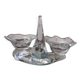 Blown glass salt cellar